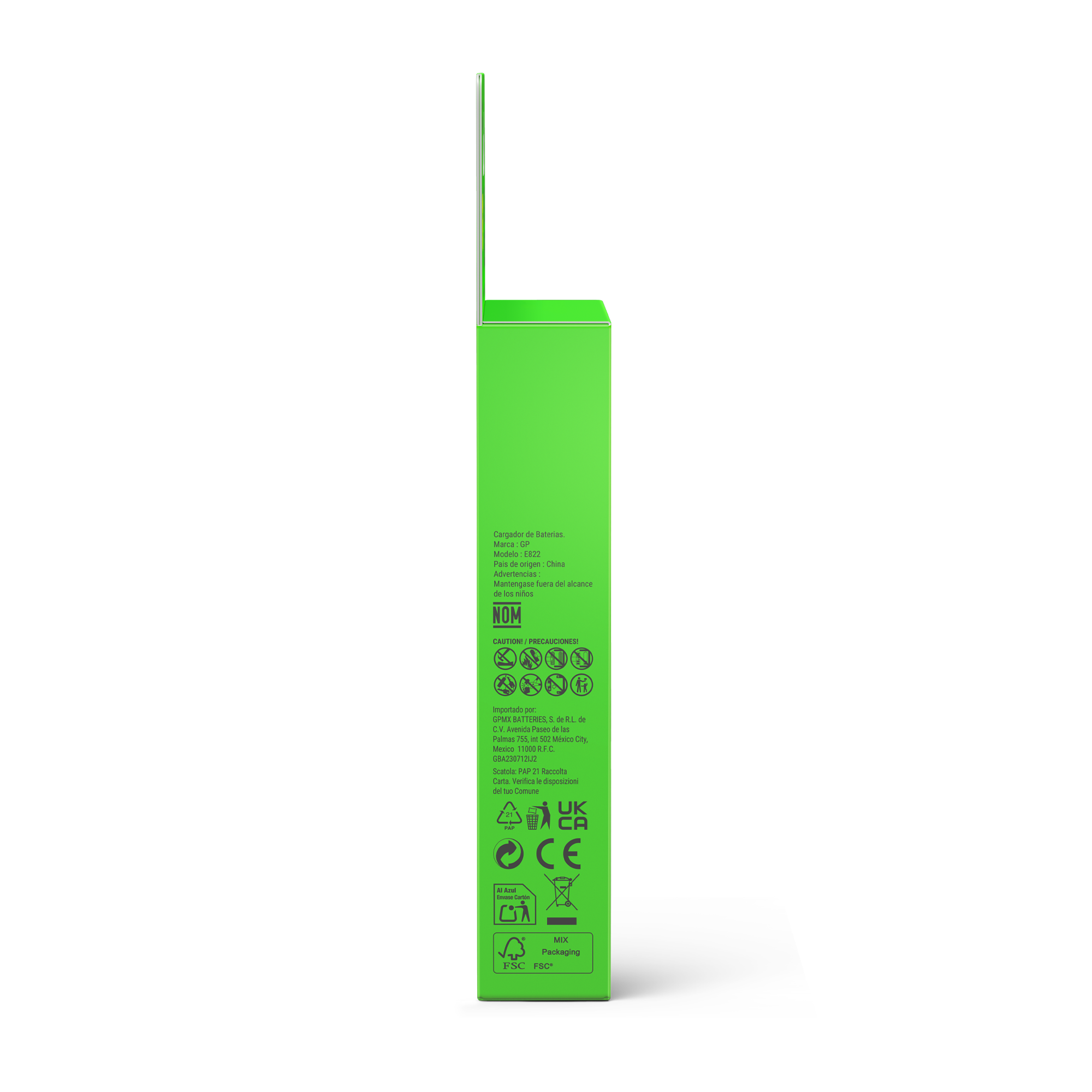 GP Charge & Save 8-slot E822 NiMH Battery Charger
